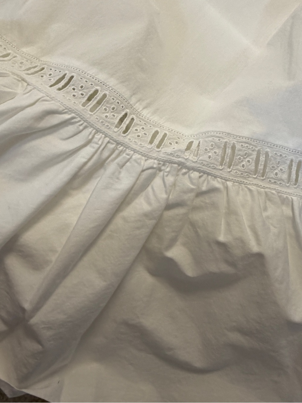 NWT Djerf Avenue Airy Poplin Midi Dress White - Picture 9 of 9
